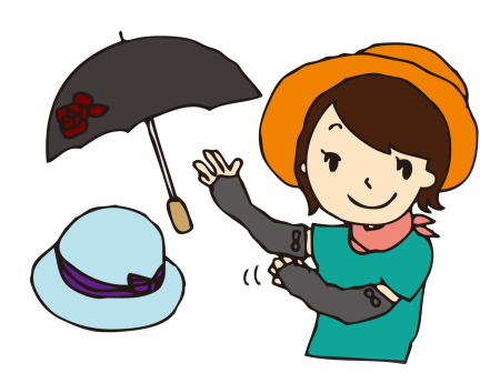 夏の紫外線対策の帽子の選び方 効果はあるの 日傘も必要